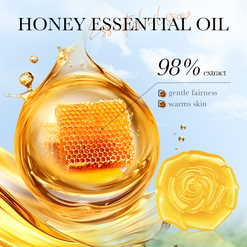 SADOER natural honey essential oil Soap, handmade soap, universal soap for cleansing the body, cross-border export wholesale details Picture