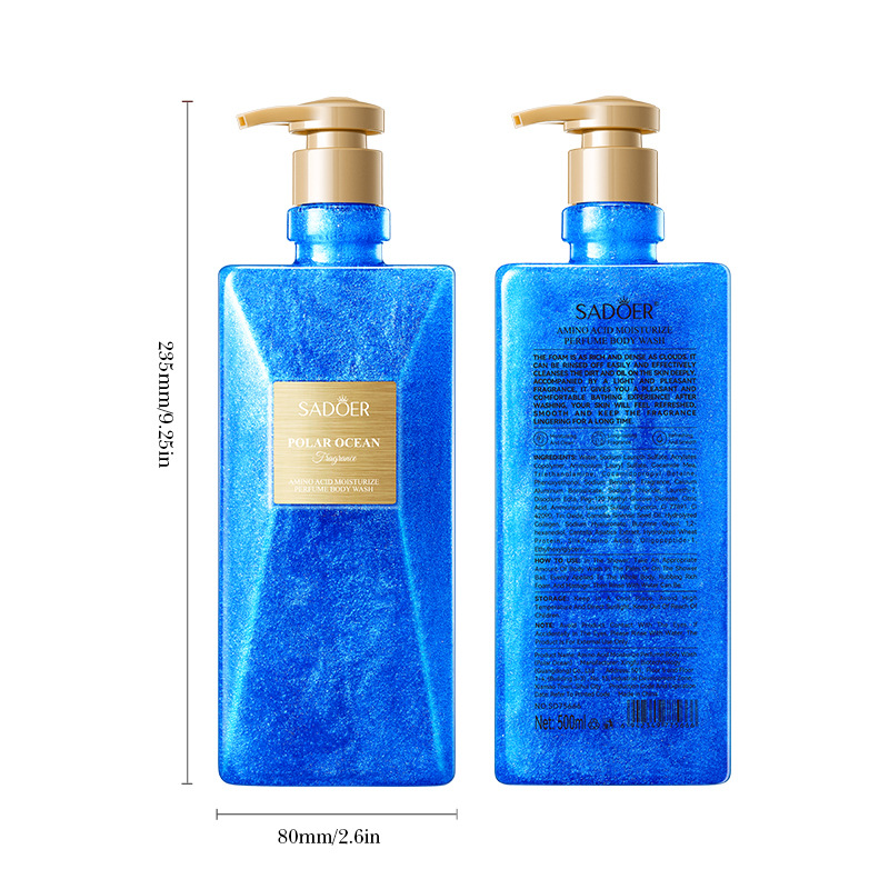 Full English SADOER amino acid moisturizing perfume Body Wash, cleansing body wash cross-border export wholesale Item Picture
