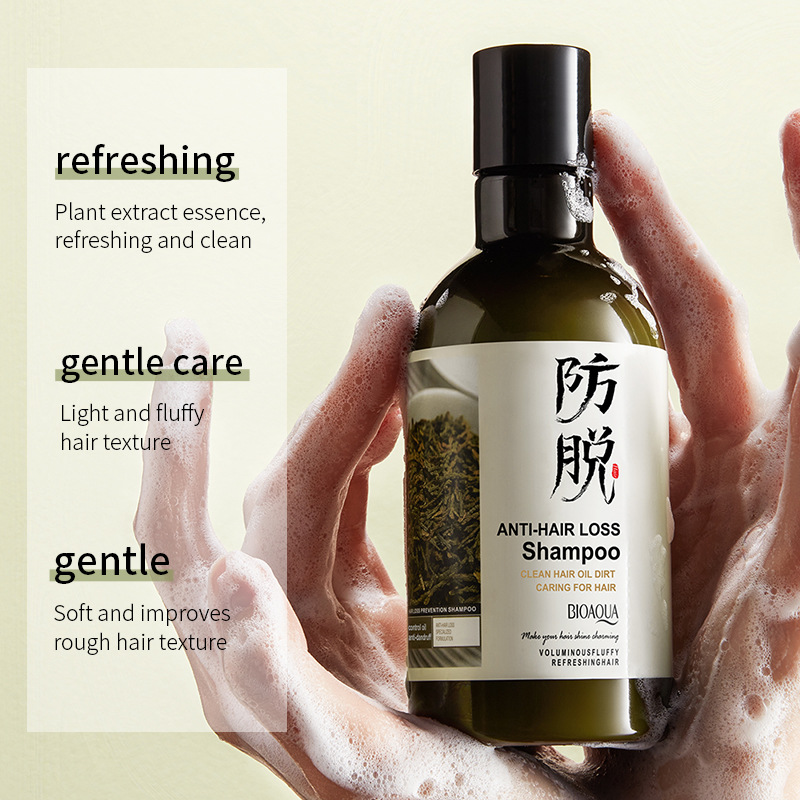 All-english BIOA0UA anti-hair loss and hair Growth Shampoo, hair cleaning and anti-hair loss shampoo, cross-border export wholesale details Picture