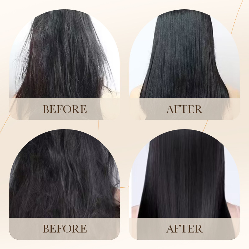 All-english BIOAOUA Rice Pureed Hair Mask Drying, Moisturizing and Nourishing Hair Conditioner Cross-border export wholesale Item Picture