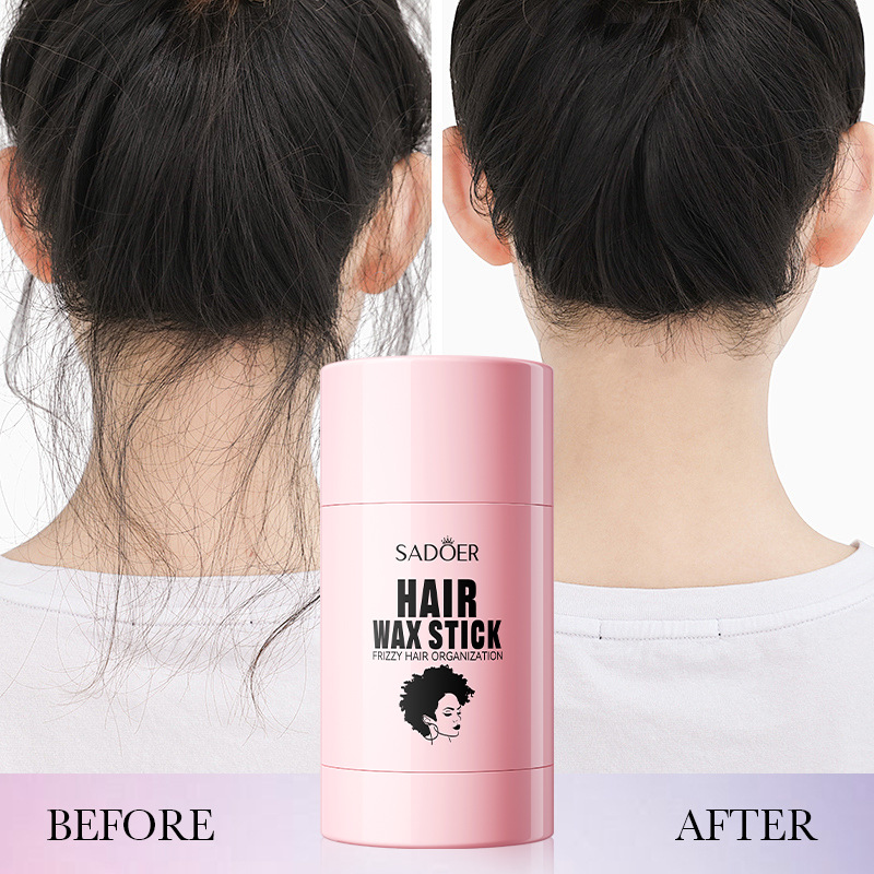 Cross-border export wholesale of all-English SADOER hair straightening sticks and messy hair styling liquid Application Scenario