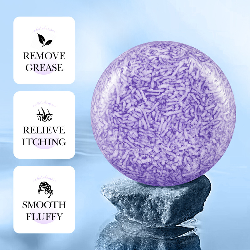 Cross-border export wholesale of all-English SADOER lavender anti-dandruff and anti-itch shampoo and hair cleaning shampoo details Picture