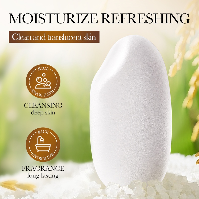 All-english BIOAOUA Rice Purees Moisturizing and Scented Bath Salt Balls, cleaning bath salt balls, cross-border export wholesale details Picture