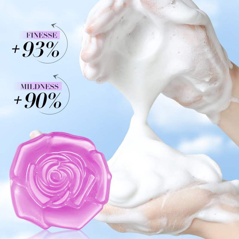 SADOER lavender essential oil soap, handmade soap for cleansing the body, universal soap for cross-border wholesale trade Specification drawing