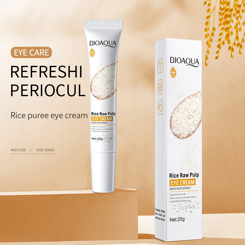 Full English BIOAOUA Rice puree skin care product set, hydrating and rejuvenating mask and cream, cross-border export wholesale Specification drawing