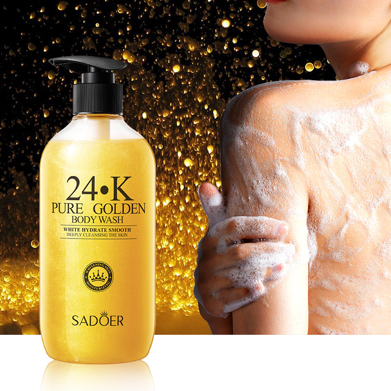 SADOER24K gold Body Wash Deep Cleansing and Nourishing Skin Bath Liquid cross-border export wholesale details Picture