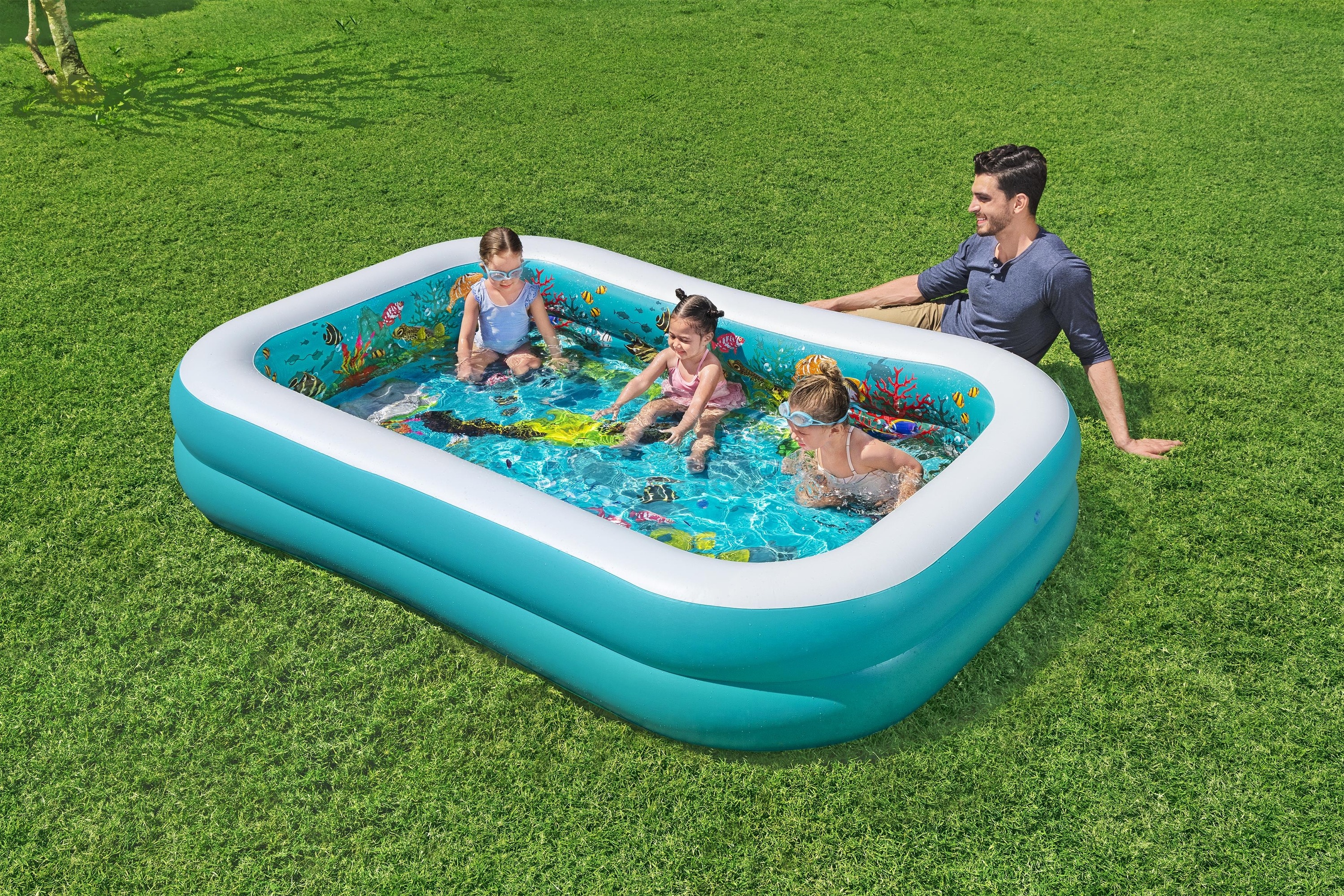 Inflatable swimming pool, indoor swimming pool for infants and children, home foldable outdoor water play pool, huge beach