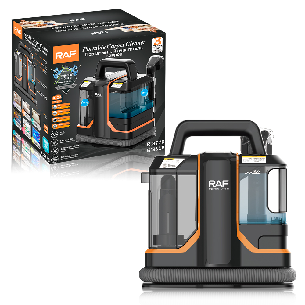 RAF European Standard Cross-border Household multi-functional Portable Carpet Cleaner, mopping and washing Integrated Machine 450w R.8776 pic 4