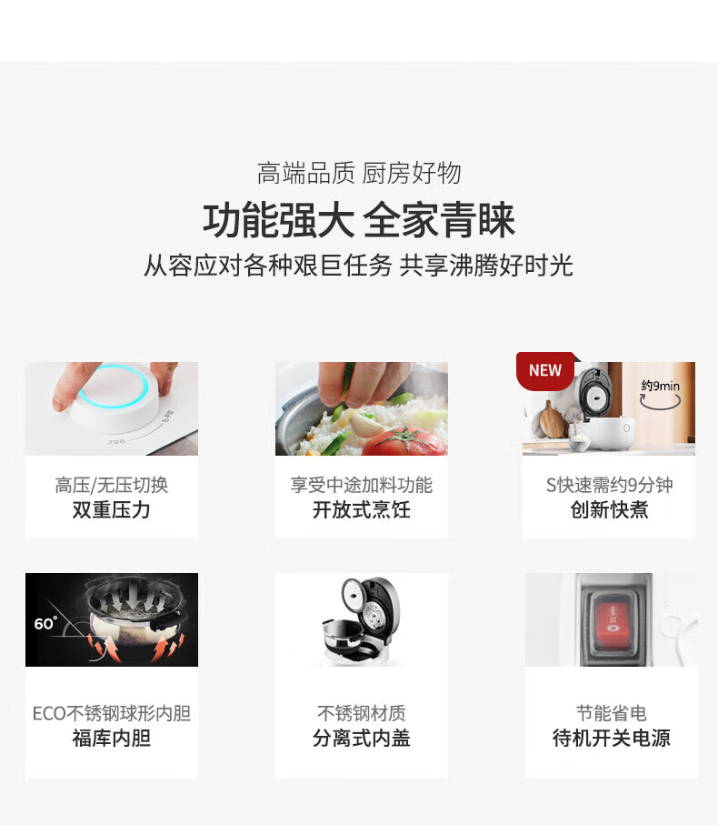 批发包邮！韩国进口电器福库CUCKOO1.5L电饭煲锅 CRP-MHTR0311FW详情3