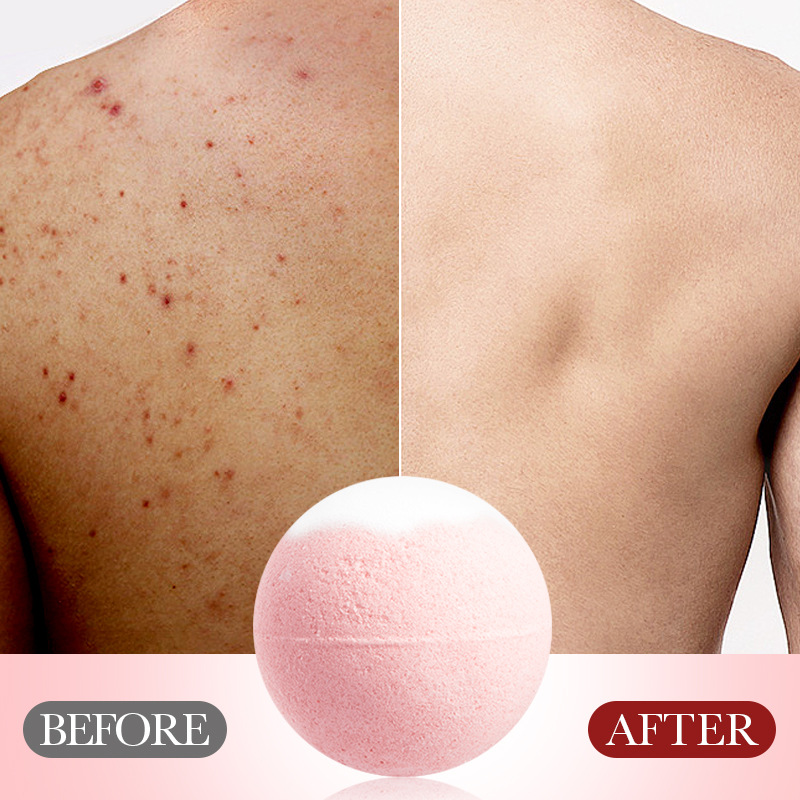 All-english SADOER rose bath salt balls for deep cleansing of the body, universal bath balls for cross-border export wholesale Item Picture