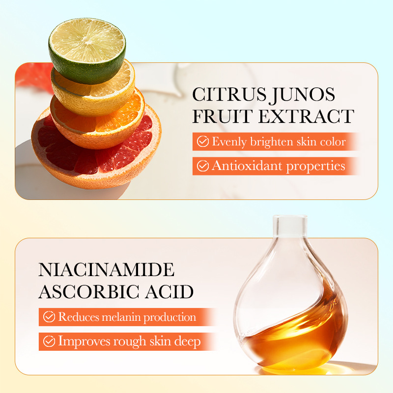 Cross-border wholesale of SADOER Vitamin C Whitening Bath Oil and Deep Cleansing body bath liquid details Picture