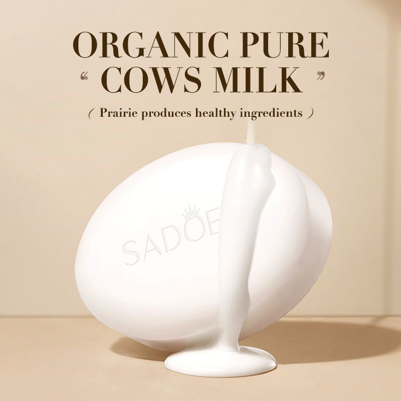 SADOER Milk Moisturizing Soap, a universal handmade soap for cleansing the body, is available for cross-border wholesale trade Specification drawing