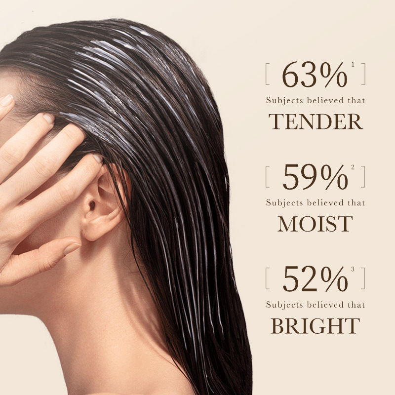 All-english BIOAOUA Rice Pureed Hair Mask Drying, Moisturizing and Nourishing Hair Conditioner Cross-border export wholesale Application Scenario