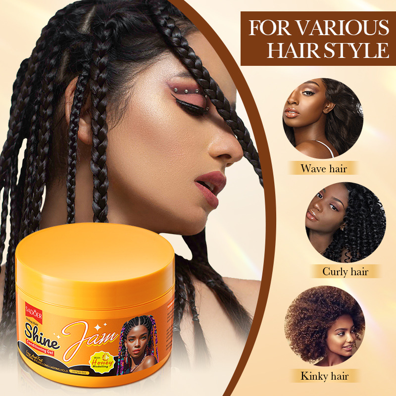 All-english Sadoer-shaped shiny jam Hair Gel 227g Softening Hair Conditioner cross-border export wholesale Item Picture