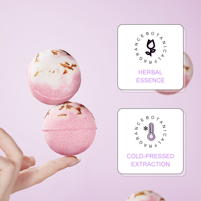 All-english SADOER explosive bath salt balls, rose fragrance bath, gentle and skin-friendly bath balls, cross-border export wholesale Application Scenario