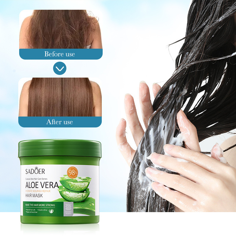 Full English SADOER Aloe Vera Anti-dandruff Repair Shampoo, anti-dandruff shampoo cross-border export wholesale Application Scenario