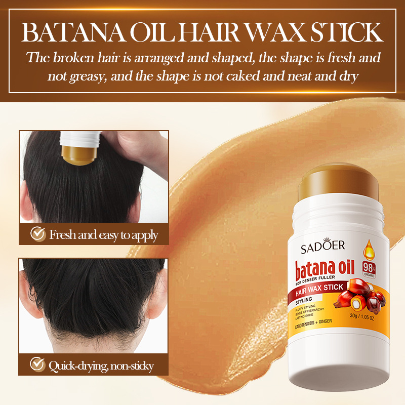 SADOER Bartana hair care wax sticks, hair styling wax sticks, cross-border export wholesale Application Scenario