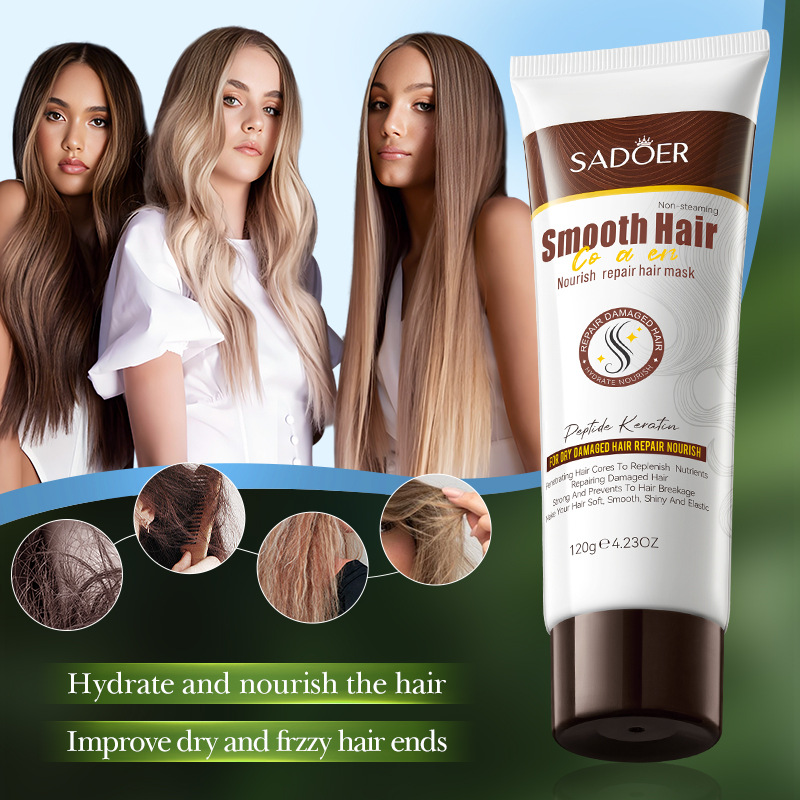 Full English SADOER Collagen Softening, Repairing and Nourishing Hair Mask Smooth Hair Conditioner Cross-border export wholesale Item Picture