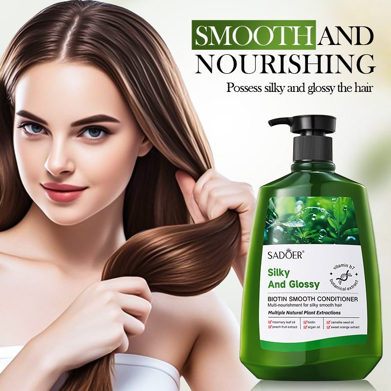 All-english SADOER biotin Smooth Hair Conditioner Moisturizes dry hair Conditioner Cross-border export wholesale Application Scenario