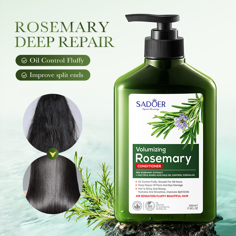 Full English SADOER Rosemary Nourishing and Smoothing Shampoo and Conditioner cross-border export wholesale details Picture