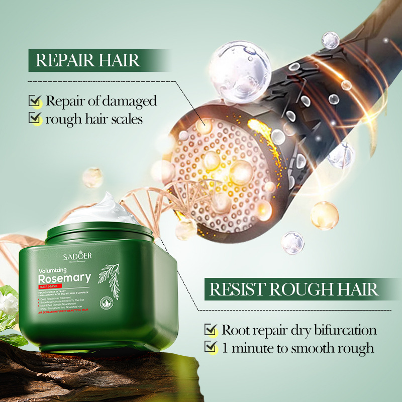 Cross-border export wholesale of SADOER Rosemary Repairing, Nourishing and Smoothing Hair Mask and Conditioner details Picture