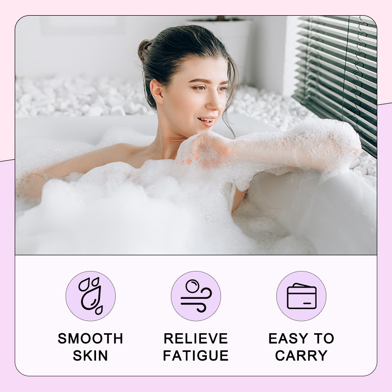 All-english SADOER dried flower explosive bath salt ball bath, gentle and skin-friendly bath ball cross-border export wholesale details Picture
