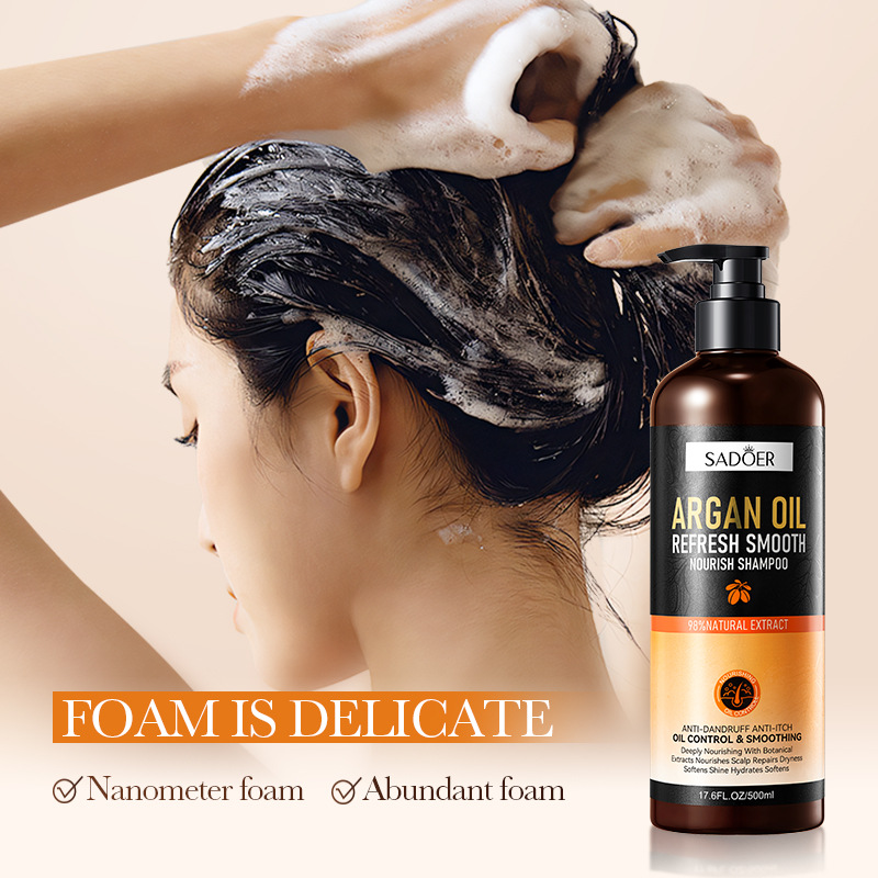 All-english SADOER Glycerin Refreshing, Soothing and Nourishing Shampoo, Anti-dandruff Shampoo Cross-border wholesale Specification drawing