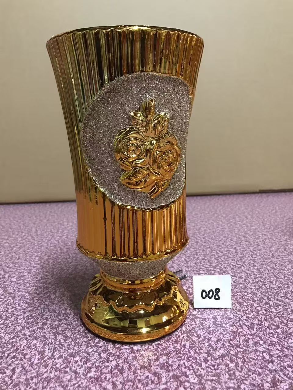 陶瓷工艺品中东陶瓷烫金瓷珠配件工艺品礼品外贸摆件