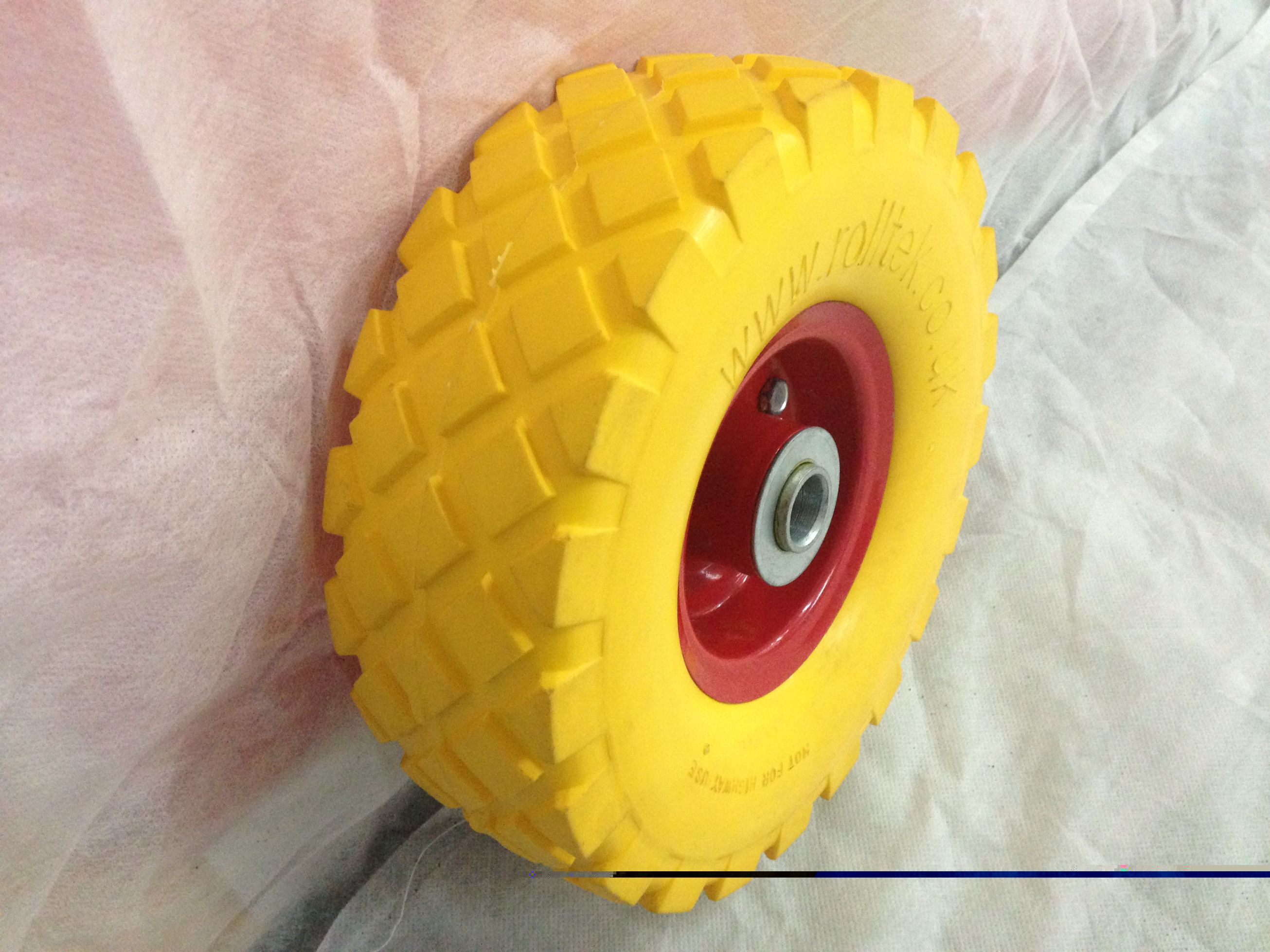 推车轮胎橡胶胎充气手推车防滑花纹替换全新发泡轮