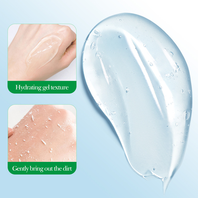 Full English SADOER Aloe Vera Scrubbing Mud Bath, pore-cleaning body cleansing scrub, cross-border export wholesale Specification drawing
