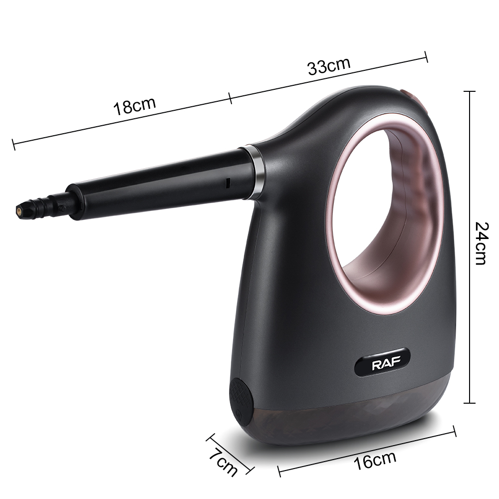 RAF European standard handheld small portable vertical multi-functional steam cleaner for wiping household steam cleaning brush Specification drawing