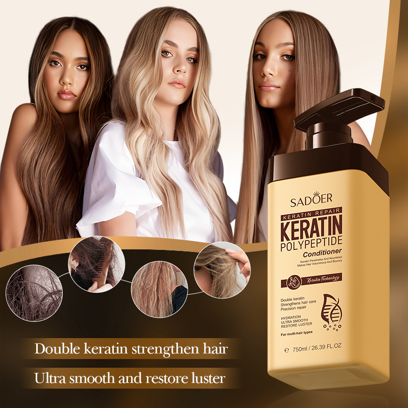 All-english SADOER keratin Peptide Softening Nourishing Hair Conditioner, Smooth Hair Conditioner cross-border export wholesale Item Picture