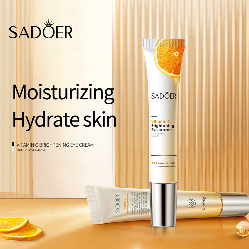 Cross-border wholesale of SADOER vitamin C whitening skin care product sets, including eye cream, face cream and essence Application Scenario