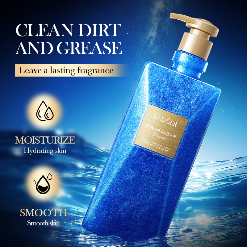 Full English SADOER amino acid moisturizing perfume Body Wash, cleansing body wash cross-border export wholesale details Picture