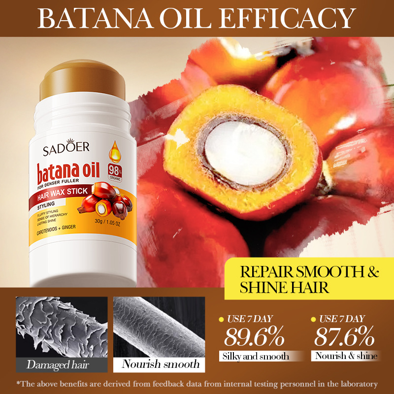 SADOER Bartana hair care wax sticks, hair styling wax sticks, cross-border export wholesale Specification drawing