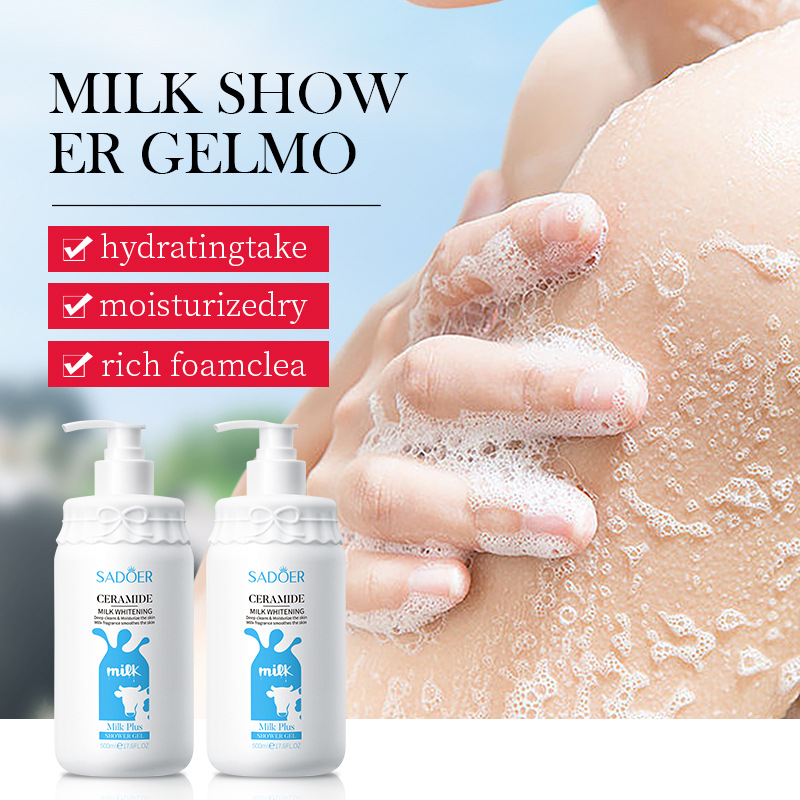 Cross-border export wholesale of SADOER Milk Softening Body Wash, Smooth and Nourishing Fragrance Body Wash Item Picture