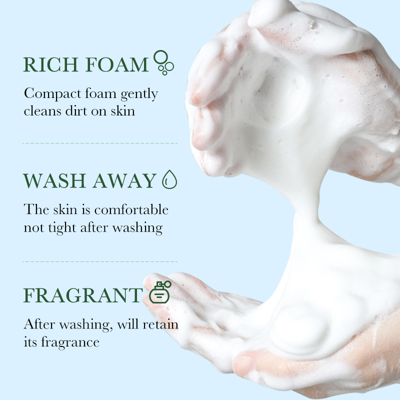 SADOER Avocado Body Wash, a gentle cleansing and exfoliating full-body body wash, is available for cross-border wholesale trade Specification drawing