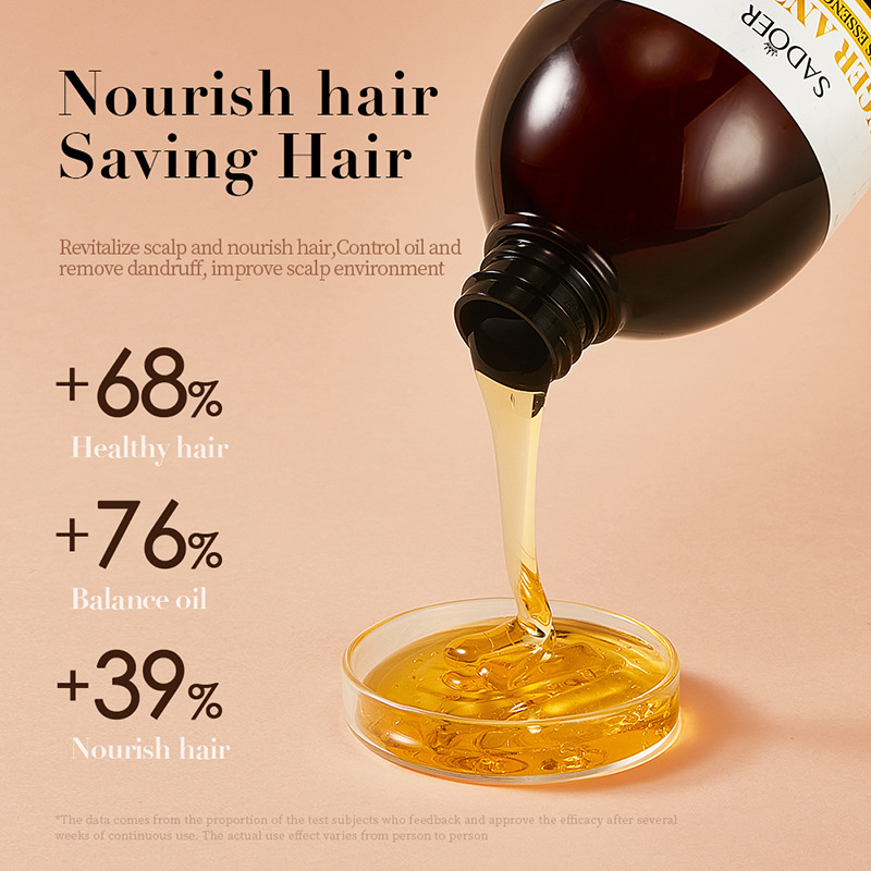 All-english SADOER Ginger Anti-hair Loss Shampoo and plant-based anti-dandruff and anti-hair loss Shampoo cross-border export wholesale Application Scenario
