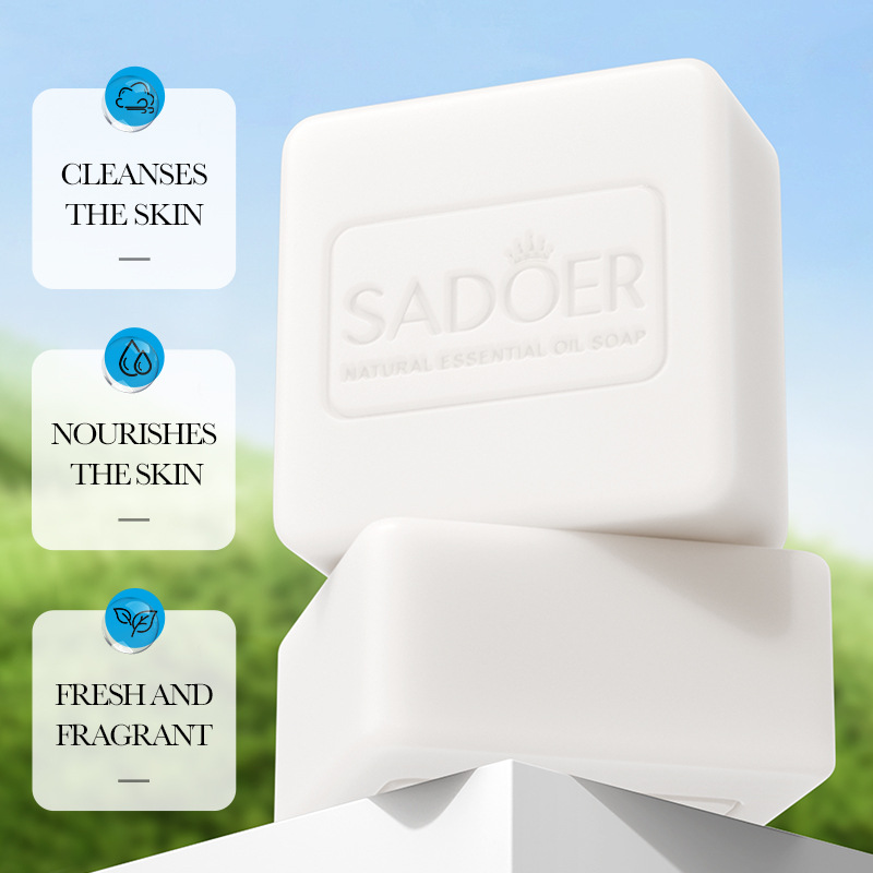 SADOER goat milk essential oil Soap, handmade soap, bath soap, cleaning universal soap, cross-border export wholesale details Picture