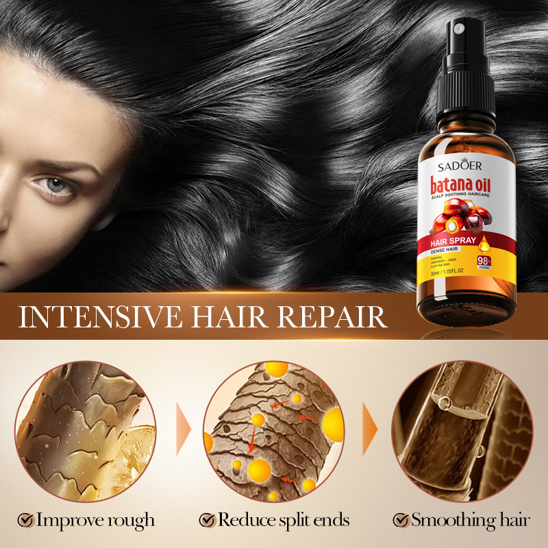 SADOER Scalp Soothing Hair Spray Essential Oil Smooth Hair Conditioner cross-border export wholesale Application Scenario