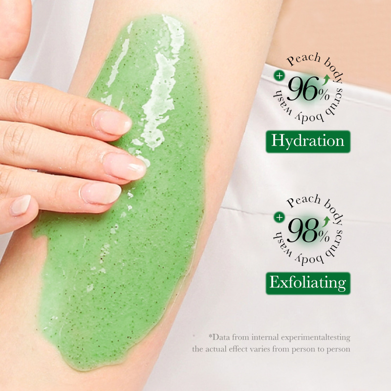 SADOER kiwi body Scrub, a cross-border wholesale body wash for cleansing Specification drawing