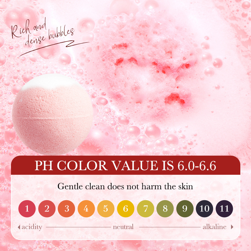 All-english SADOER rose bath salt balls for deep cleansing of the body, universal bath balls for cross-border export wholesale Application Scenario