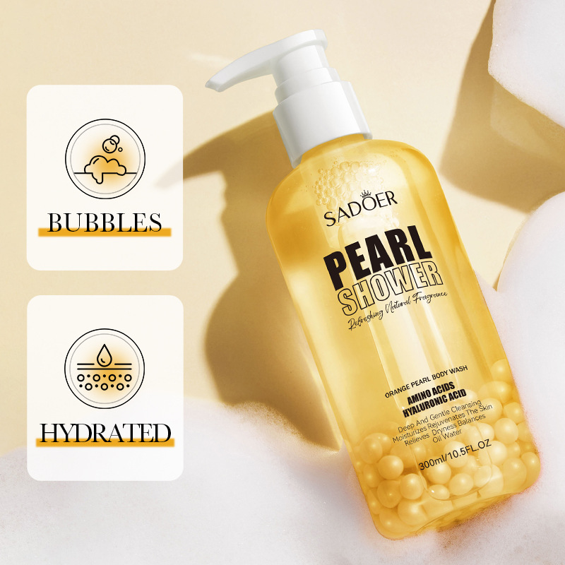 Cross-border export wholesale of SADOER Orange Pearl Body Wash for cleansing, Smoothing and fragrance details Picture