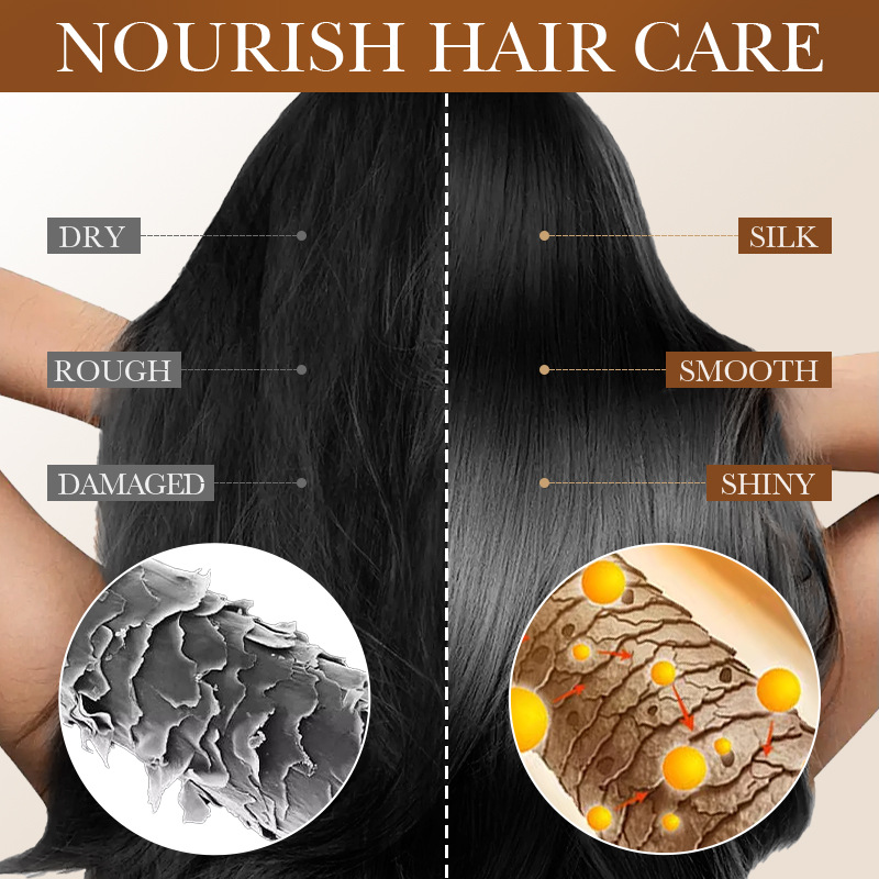 Cross-border wholesale of SADOER Scalp Soothing Hair Mask (stand-up Bag) in full English Item Picture