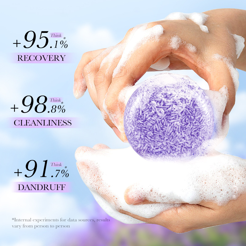 Cross-border export wholesale of all-English SADOER lavender anti-dandruff and anti-itch shampoo and hair cleaning shampoo Specification drawing