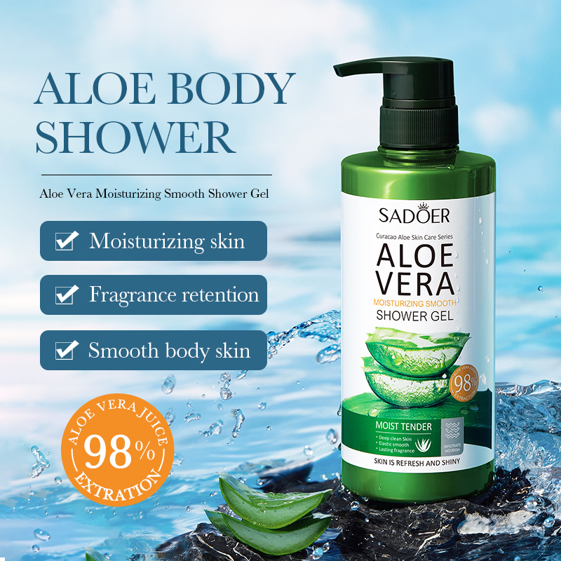 Full English SADOER Aloe Vera Anti-dandruff Repair Shampoo and Hair Mask cross-border export wholesale Application Scenario