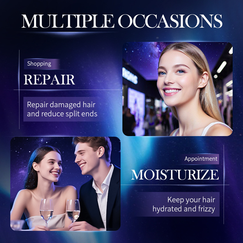 All-english SADOER Starry Sky Leave-in Mask Moisturizing Hair Nourishing Conditioner Cross-border export wholesale Specification drawing