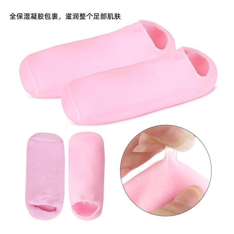 Socks, beauty socks, foot mask socks, gel socks, silicone socks, sock covers, disposable sock covers, socks detail image 3