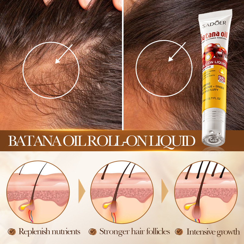 Cross-border export wholesale of SADOER Scalp Soothing and Dense Roll-on Smooth Hair Conditioner in full English Application Scenario
