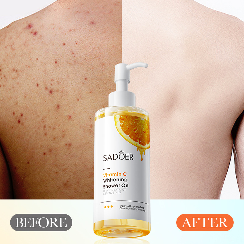Cross-border wholesale of SADOER Vitamin C Whitening Bath Oil and Deep Cleansing body bath liquid Application Scenario